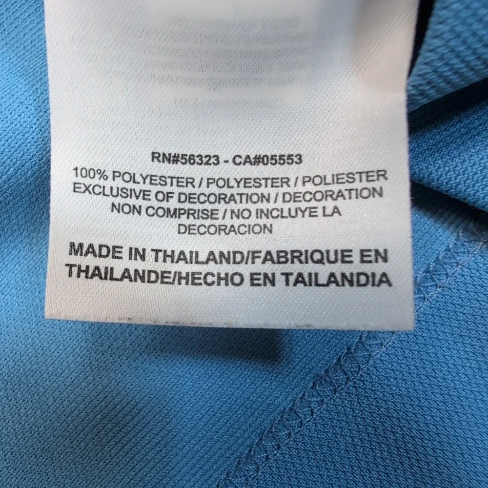 Nike Shirt Mens L Blue Golf Polo‎ Dri Fit Casual Comfort Preppy Athletic